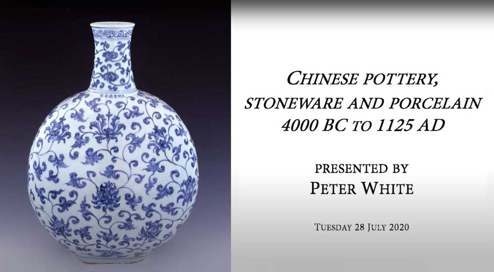 Chinese Pottery, Stoneware and Porcelain 4000 BC to 1125 AD