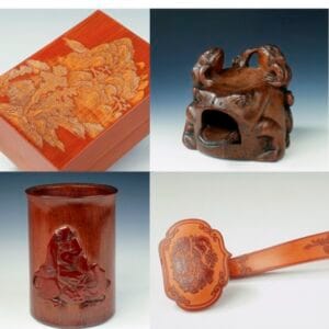 image of four bamboo items