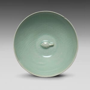 Yaozhou bowl with appliqué design of a tortoise, 10th century, Shang Shan Tang Collection