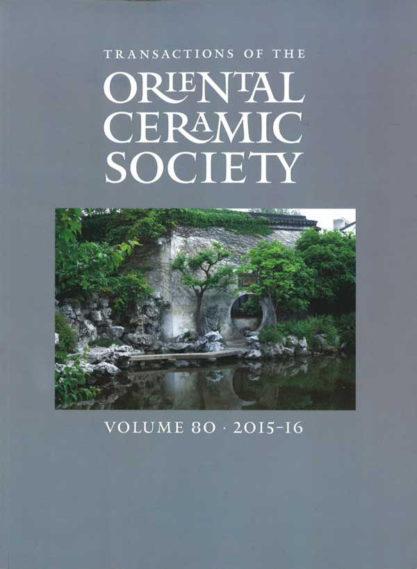 Transactions of The Oriental Ceramic Society 80 2015-16